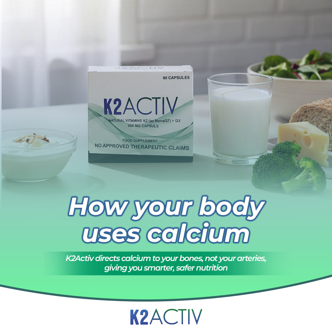 How Your Body Uses Calcium—and Why Vitamin K2 Matters