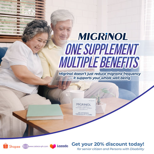 Migrinol (Magnesium + Riboflavin + CoQ10)